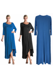 Round Neck Long Casual Dresses FP6006