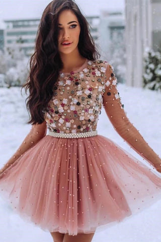 products/A_Line_Blush_Pink_Long_Sleeve_Homecoming_Dresses_3D_Flowers_Beaded_Short_Prom_Dresses_H1140-1.jpg