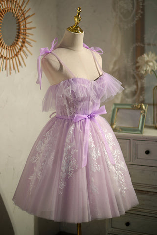 Light purple shop homecoming dress