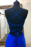 Royal Blue Sexy Spaghetti Straps Tight Straight Short Prom Dresses Homecoming Dresses