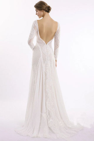 products/Sheath_Long_Sleeve_Ivory_Lace_Wedding_Dresses_See_Through_Backless_Boho_Bridal_Dresses_W1063-1.jpg