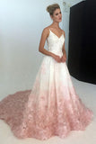 A Line White Sexy Beautiful Prom Dresses For Teens Long Lace Prom Dresses uk PM147