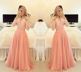Charming Prom Dress Long Sleeve Prom Dress Formal Elegant Prom Dress PM621