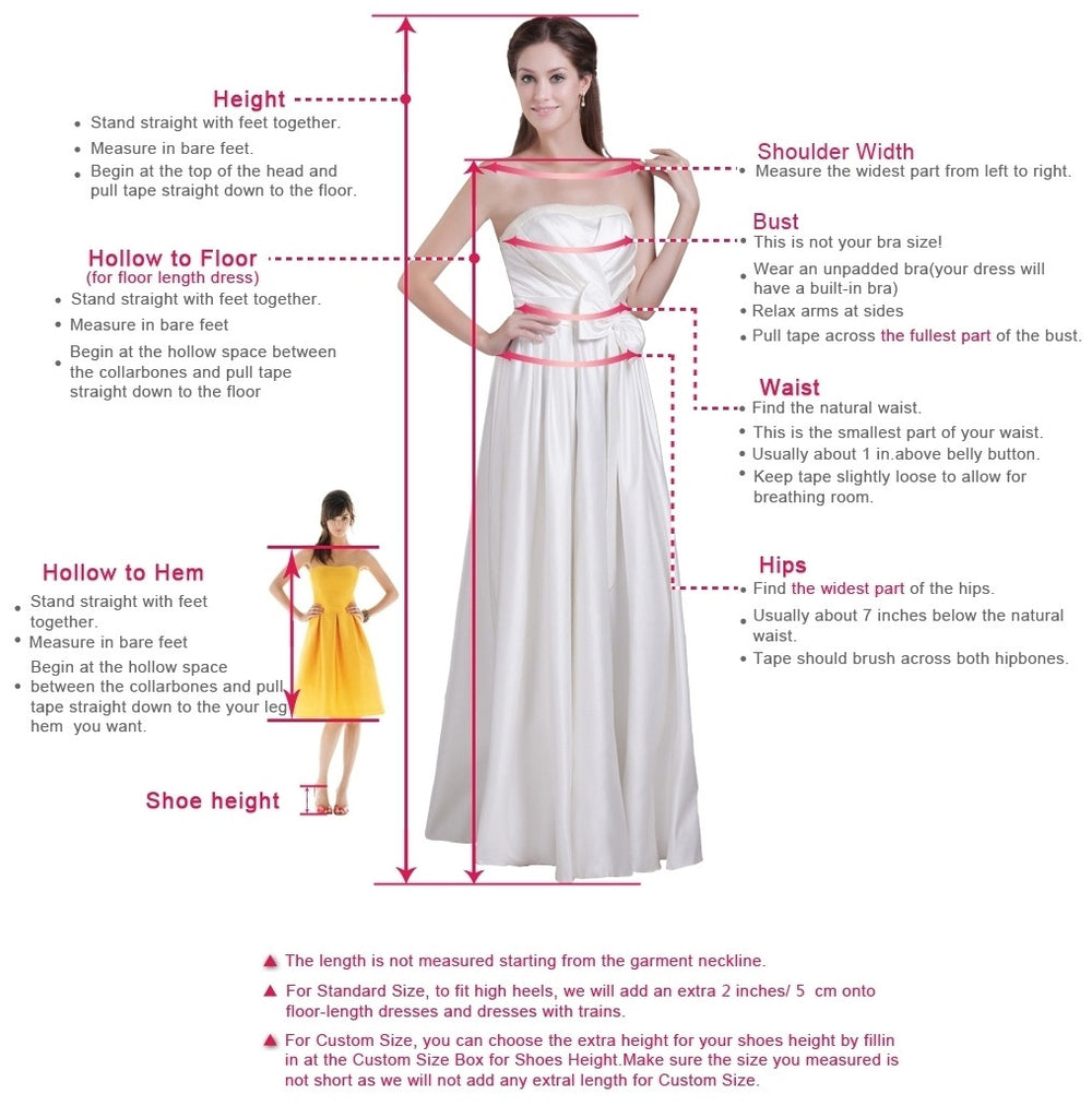 A Line Prom Dress Embroidery Evening Gown