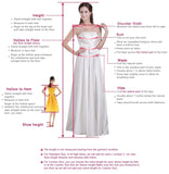 A Line Scoop Half Sleeve Lace/Applique Floor-length Prom Dresses Evening Dresses PM568